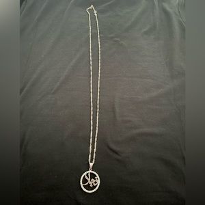 Round “Najla” name necklace